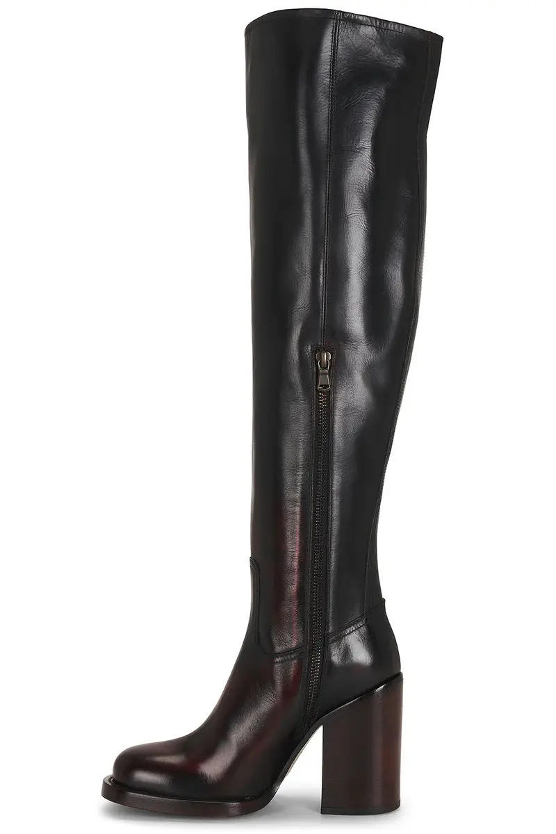 Dries Van Noten Square Toe Over The Knee Boot | Thumbnail 5 Dries Van Noten Square Toe Over The Knee Boot | Thumbnail 5