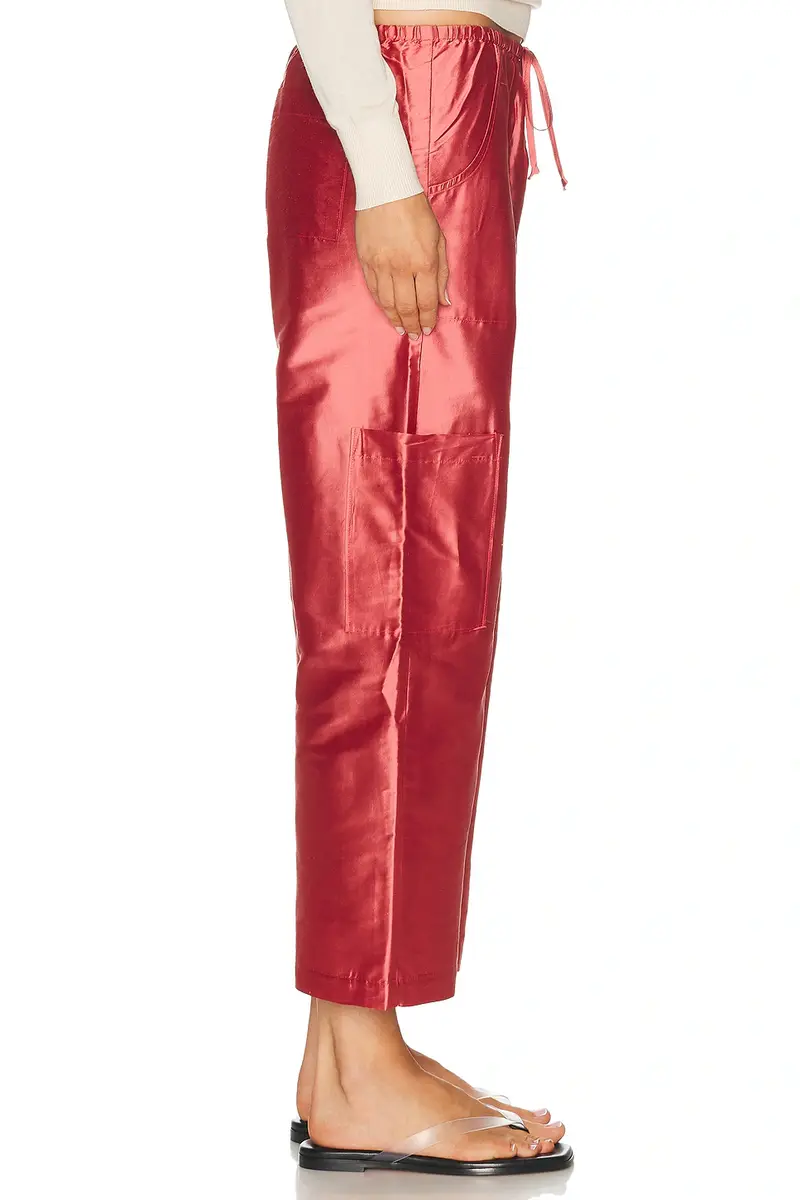 DONNI. The Taffeta Drawstring Cargo Pant | Thumbnail 3 DONNI. The Taffeta Drawstring Cargo Pant | Thumbnail 3
