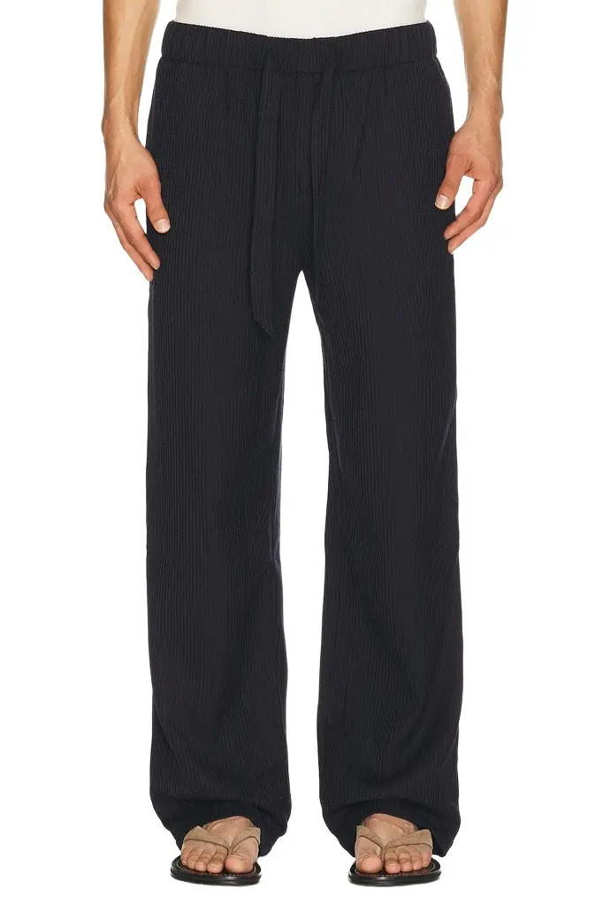 Frescobol Carioca Luan Wood Knitted Relaxed Trouser