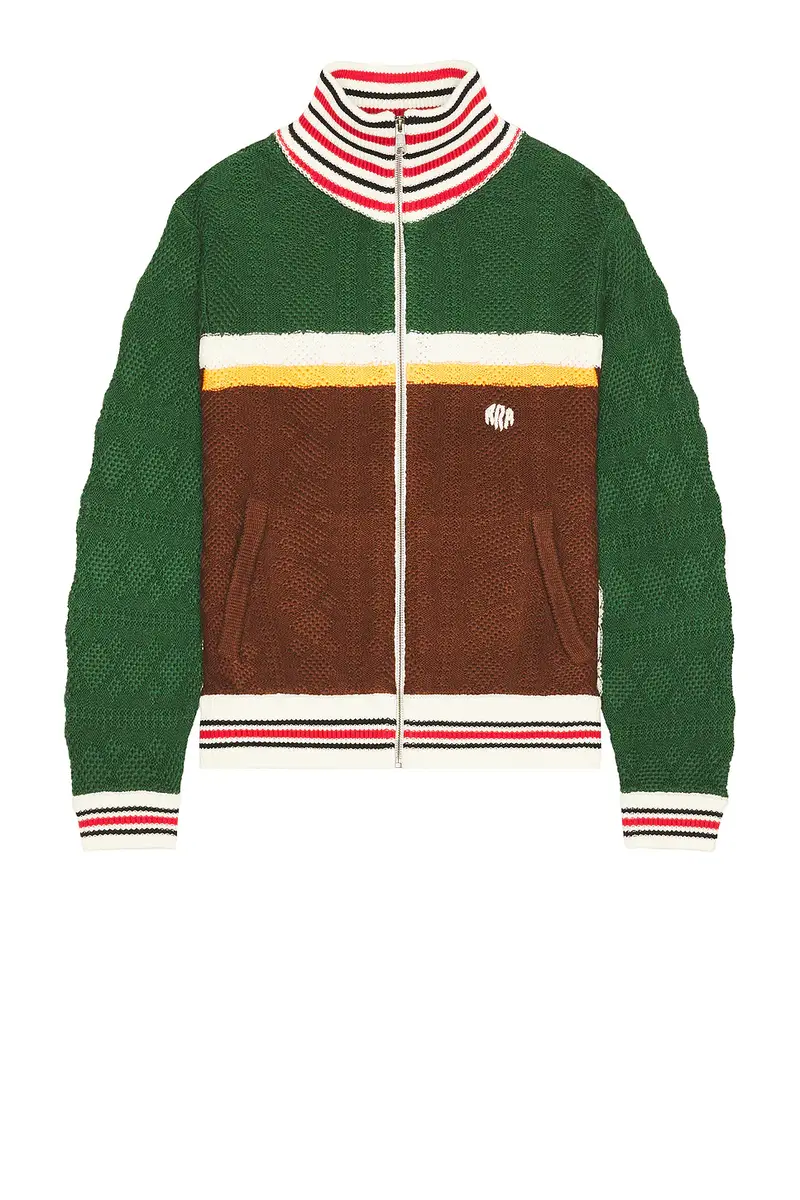 rice nine ten Multicolor Knitted Track Jacket | Thumbnail 4 rice nine ten Multicolor Knitted Track Jacket | Thumbnail 4