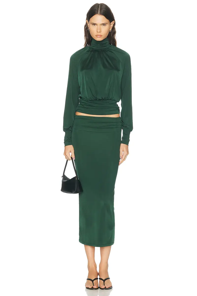 ÉTERNE Anouk Liquid Jersey Top | Thumbnail 4 ÉTERNE Anouk Liquid Jersey Top | Thumbnail 4