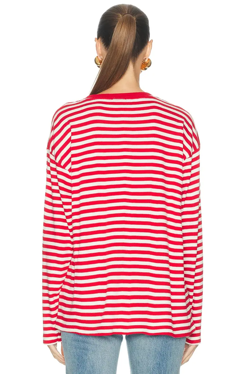 BODE Rib Stripe Horseshoe Long Sleeve Tee | Thumbnail 3 BODE Rib Stripe Horseshoe Long Sleeve Tee | Thumbnail 3