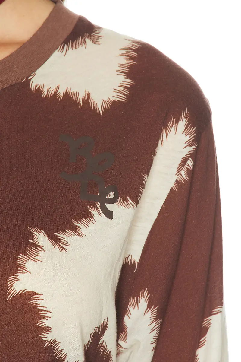 BODE Featherweight Cow Print Long Sleeve Tee | Thumbnail 5 BODE Featherweight Cow Print Long Sleeve Tee | Thumbnail 5