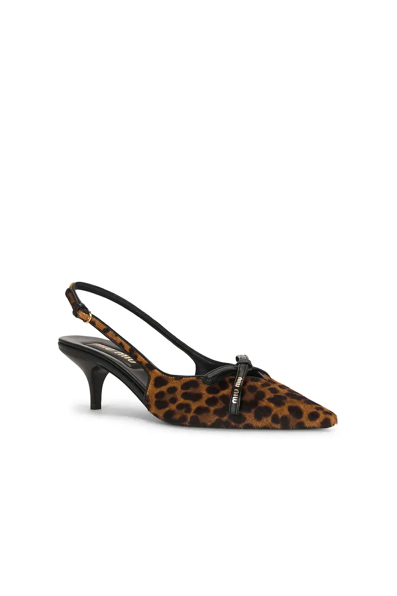 Miu Miu St. Leopardo Modellerie Kitten Pump | Thumbnail 2 Miu Miu St. Leopardo Modellerie Kitten Pump | Thumbnail 2