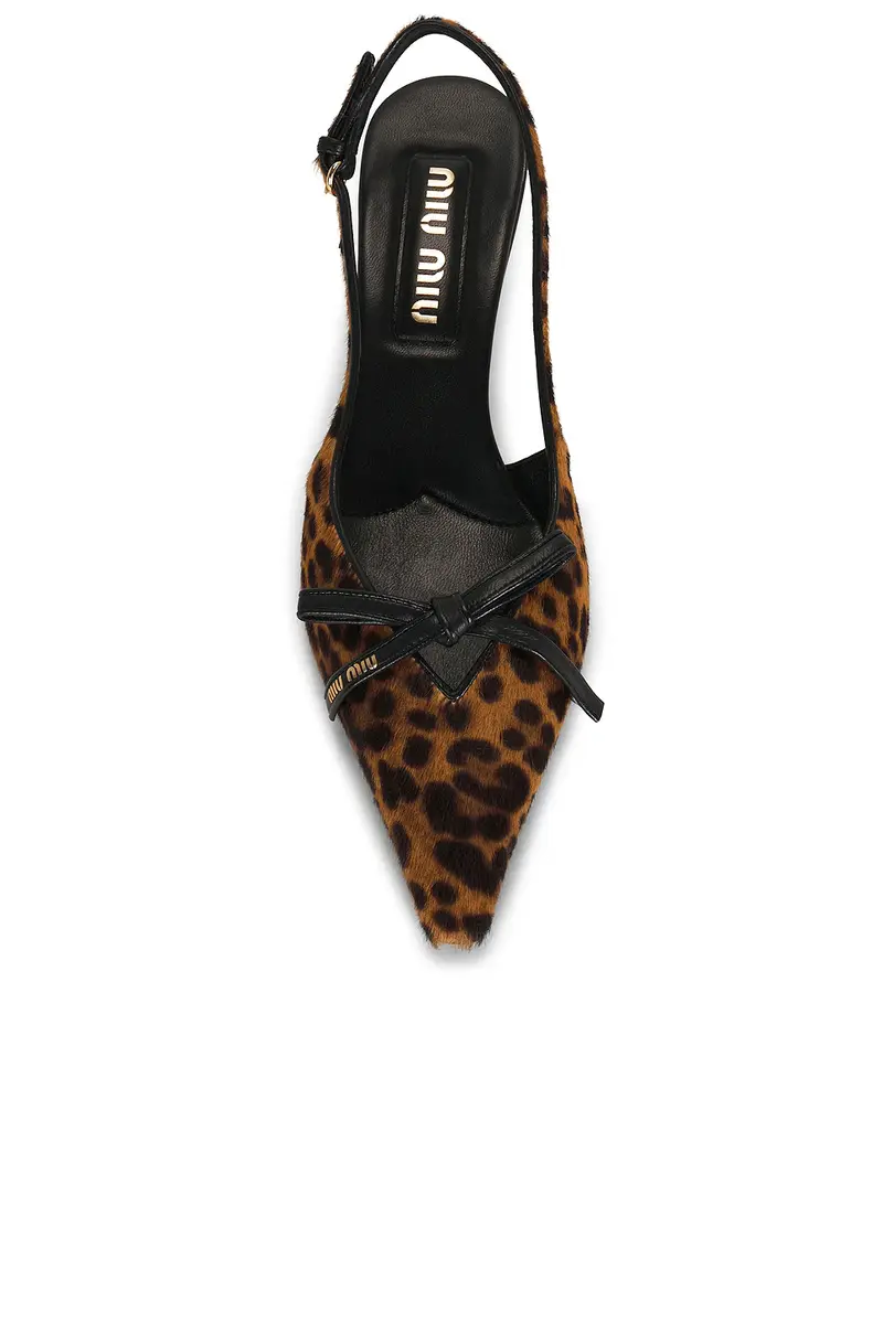 Miu Miu St. Leopardo Modellerie Kitten Pump | Thumbnail 4 Miu Miu St. Leopardo Modellerie Kitten Pump | Thumbnail 4