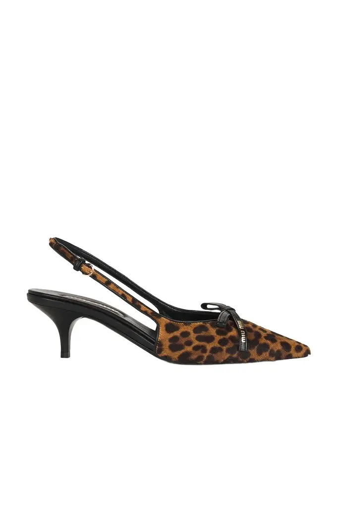 St. Leopardo Modellerie Kitten Pump St. Leopardo Modellerie Kitten Pump