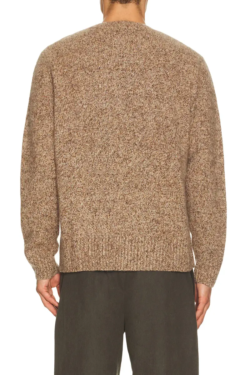 Soft Goat Marled Relaxed Fit Crewneck Sweater | Thumbnail 2 Soft Goat Marled Relaxed Fit Crewneck Sweater | Thumbnail 2