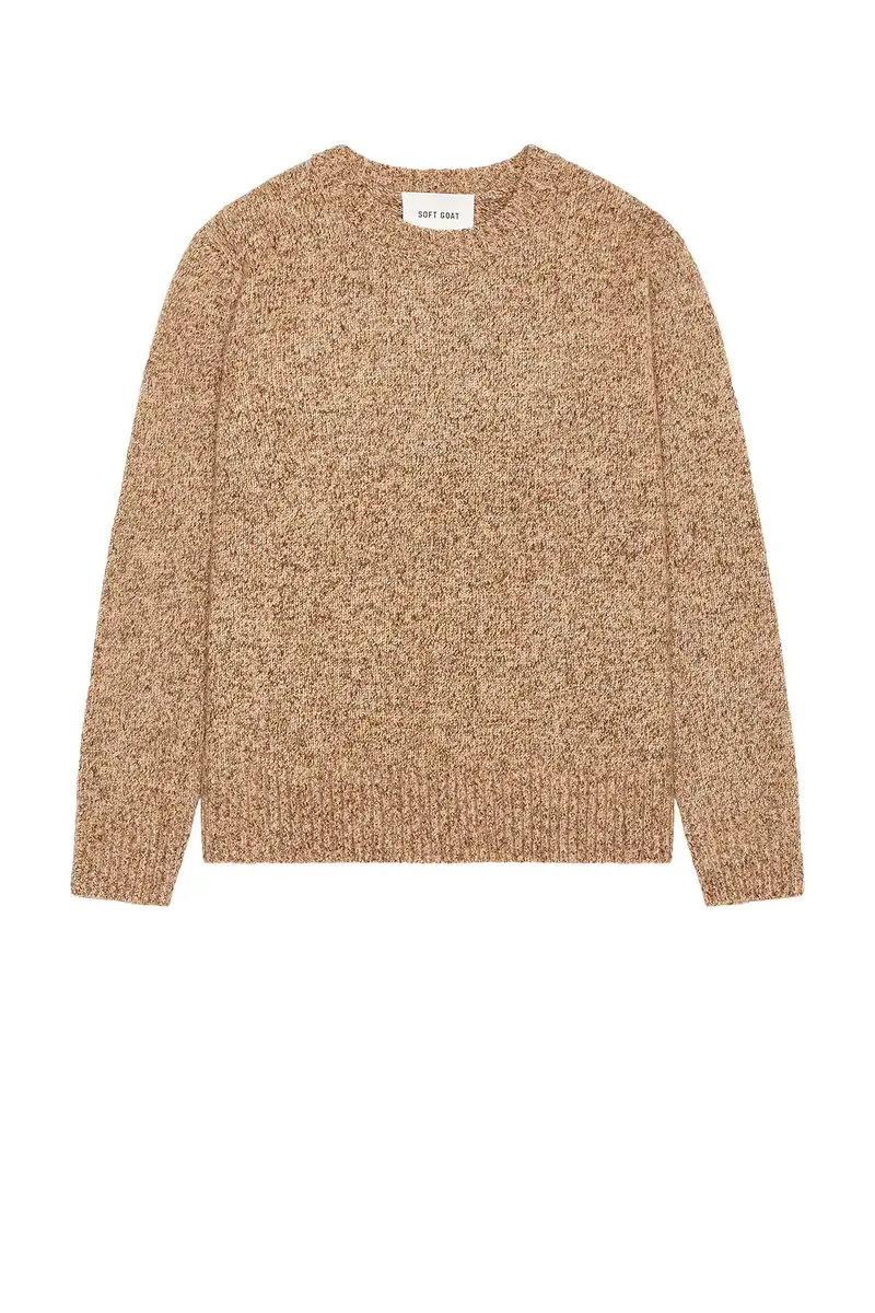 Soft Goat Marled Relaxed Fit Crewneck Sweater | Thumbnail 4 Soft Goat Marled Relaxed Fit Crewneck Sweater | Thumbnail 4