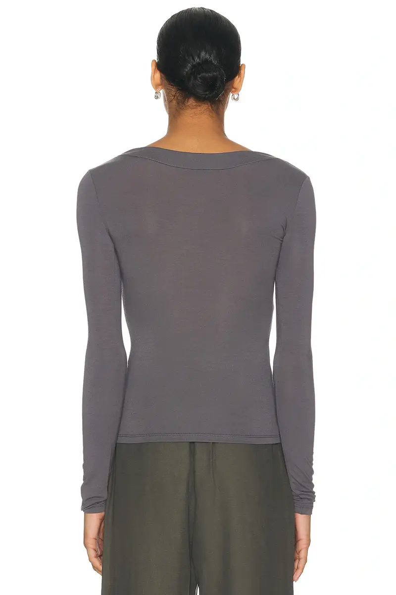 GRLFRND x Sophia Kelly Scoop Neck Long Sleeve Tee | Thumbnail 3