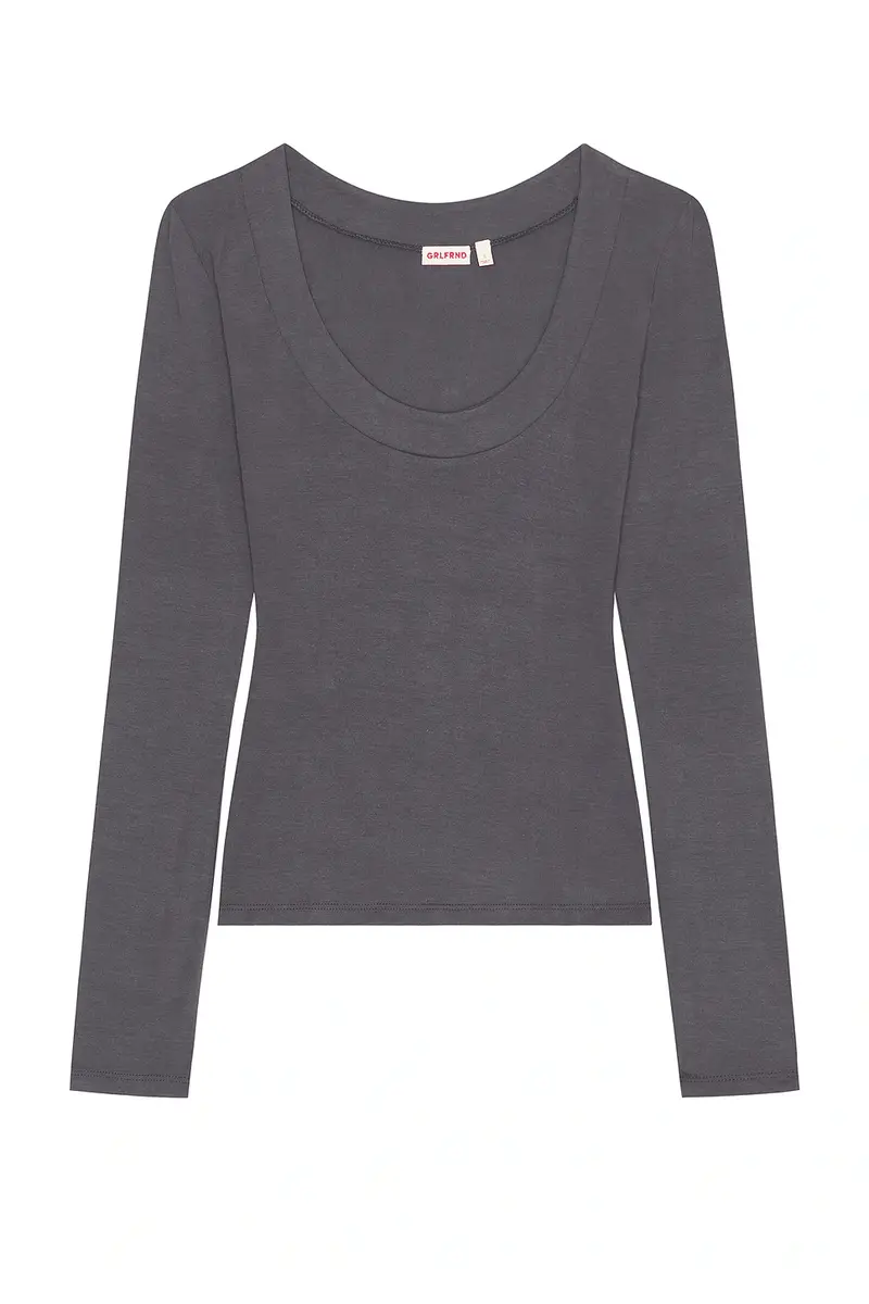 GRLFRND x Sophia Kelly Scoop Neck Long Sleeve Tee | Thumbnail 5