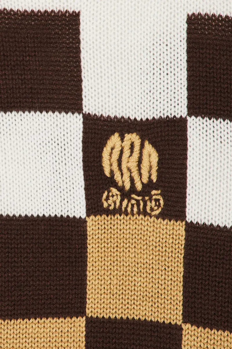 rice nine ten Knitting Checkerd Game Shirt | Thumbnail 5 rice nine ten Knitting Checkerd Game Shirt | Thumbnail 5