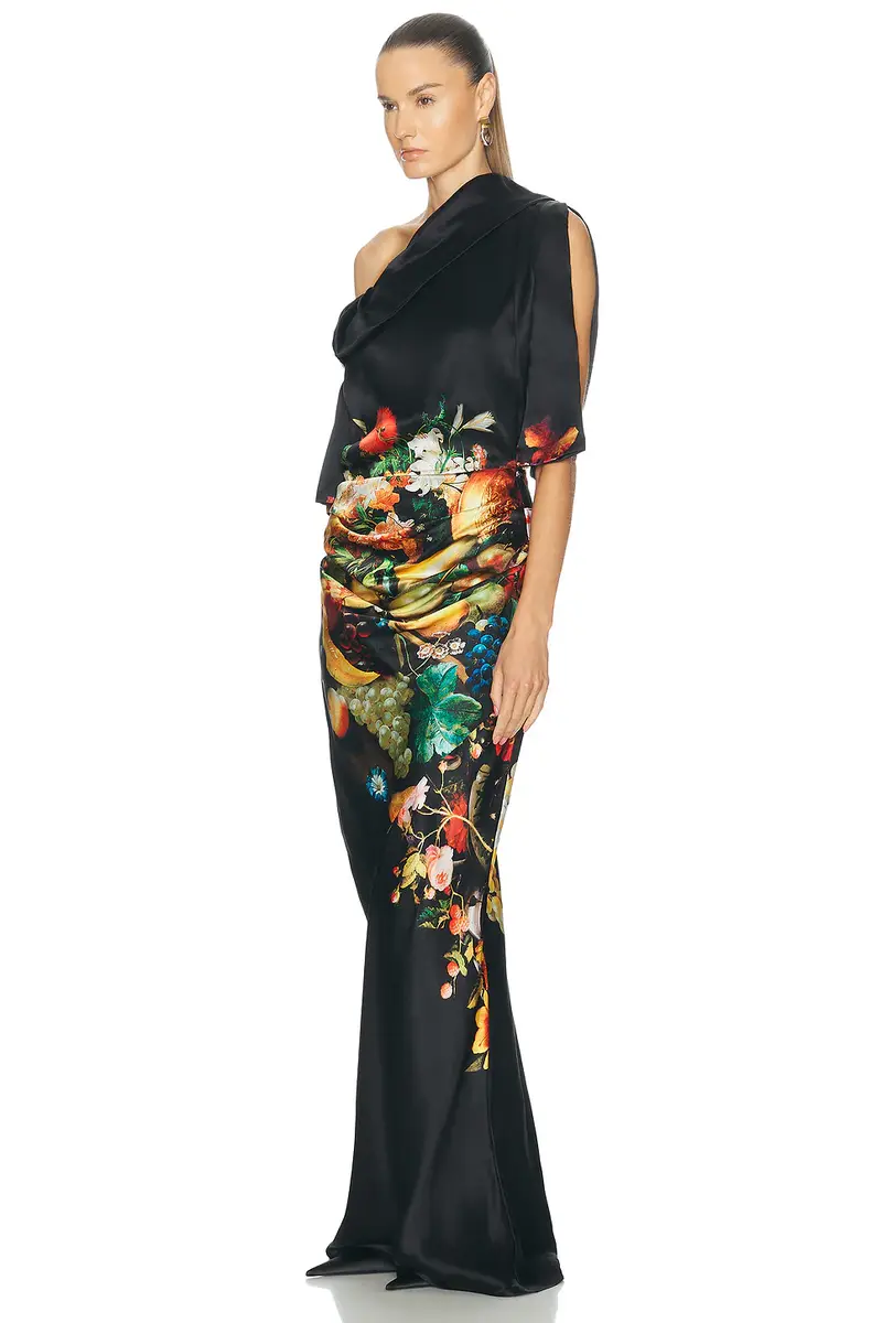 Dries Van Noten Dellae Off Shoulder Dress | Thumbnail 3 Dries Van Noten Dellae Off Shoulder Dress | Thumbnail 3