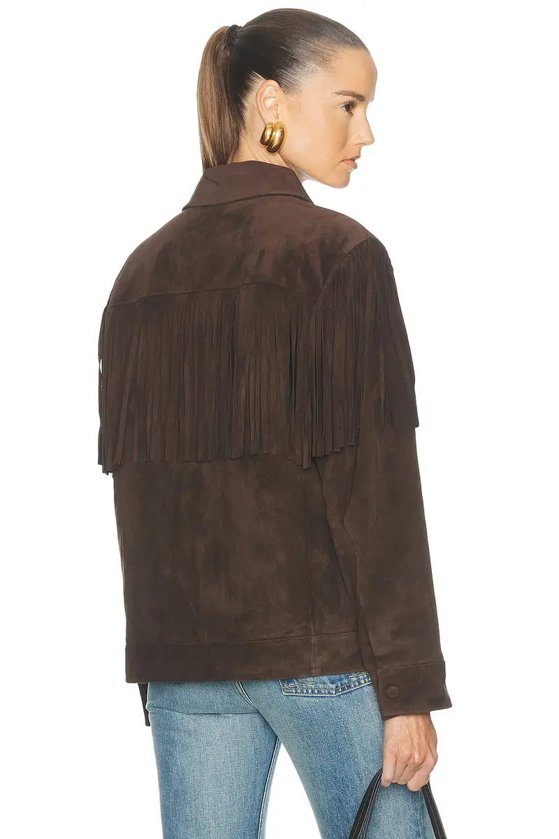 Frame The Suede Rodeo Jacket | Thumbnail 4 Frame The Suede Rodeo Jacket | Thumbnail 4