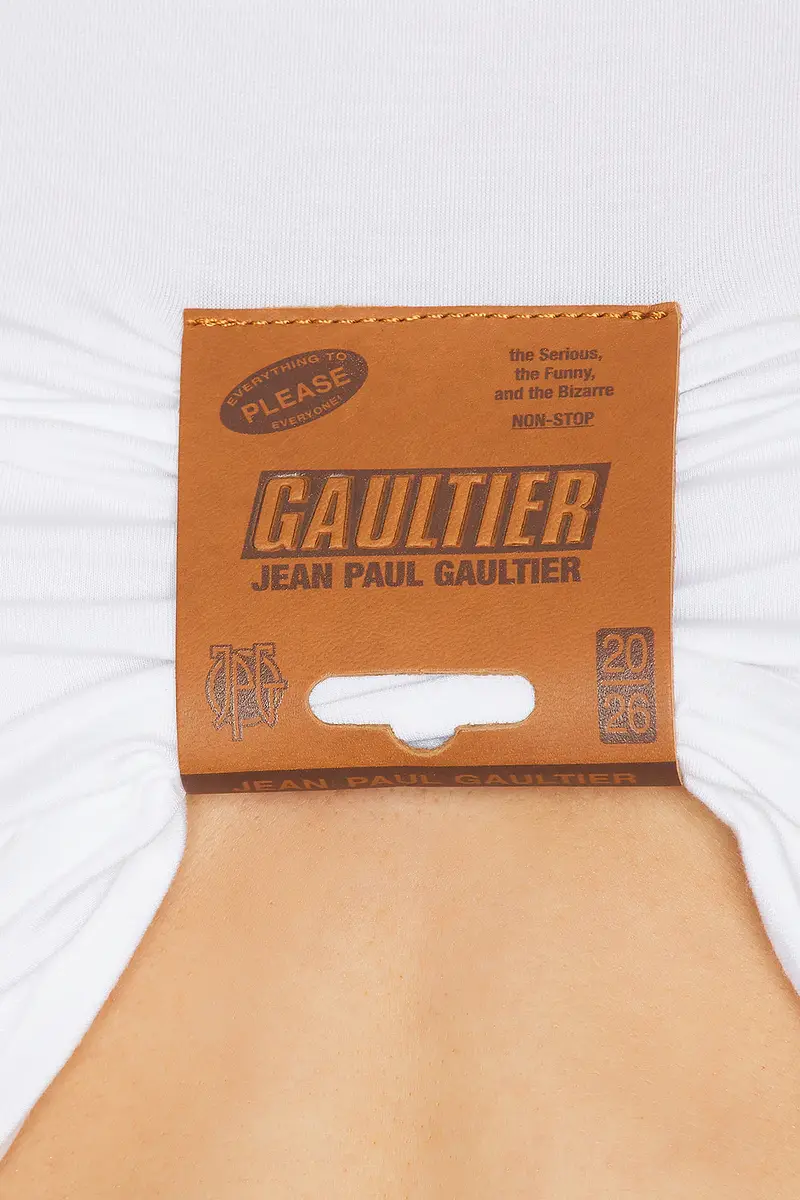 Jean Paul Gaultier Stretch Viscose Jersey Long Sleeve Top | Thumbnail 5