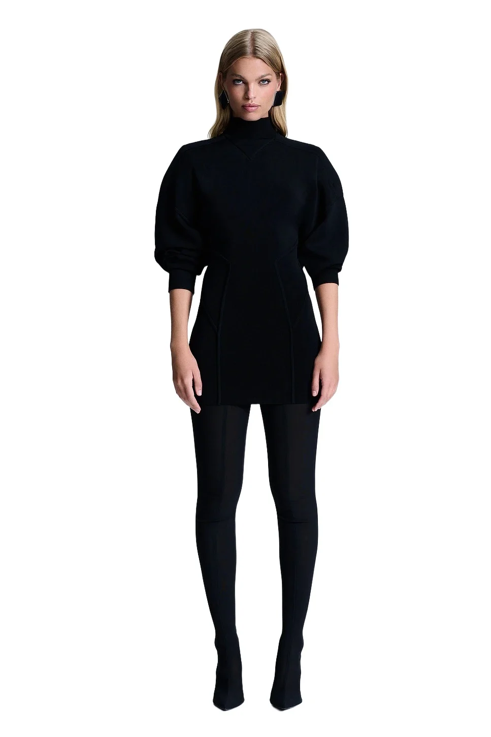 REVOLVE LOS ANGELES Seela Seamed Knit Dress