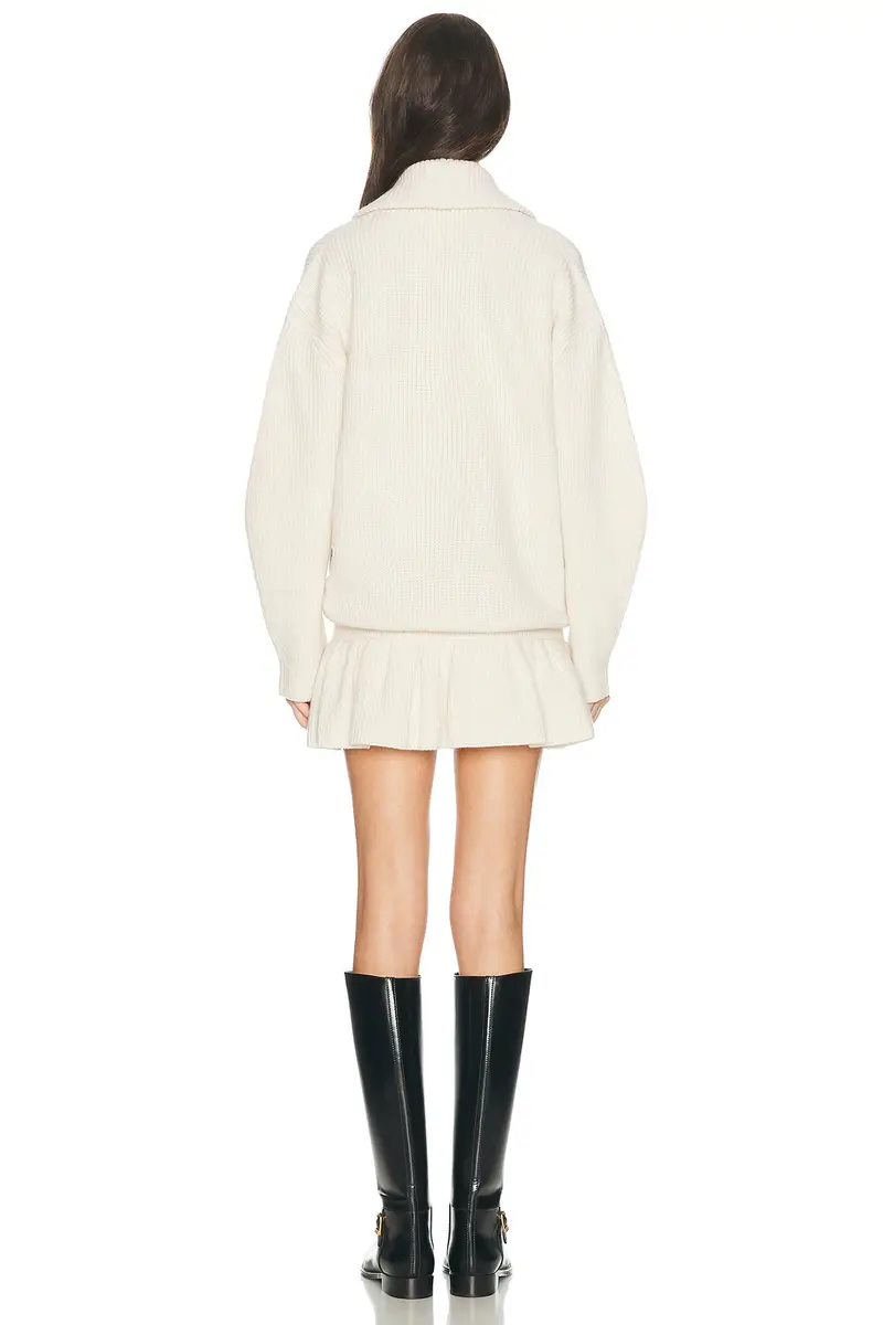 Helsa Blanche Peplum Cardigan | Thumbnail 3