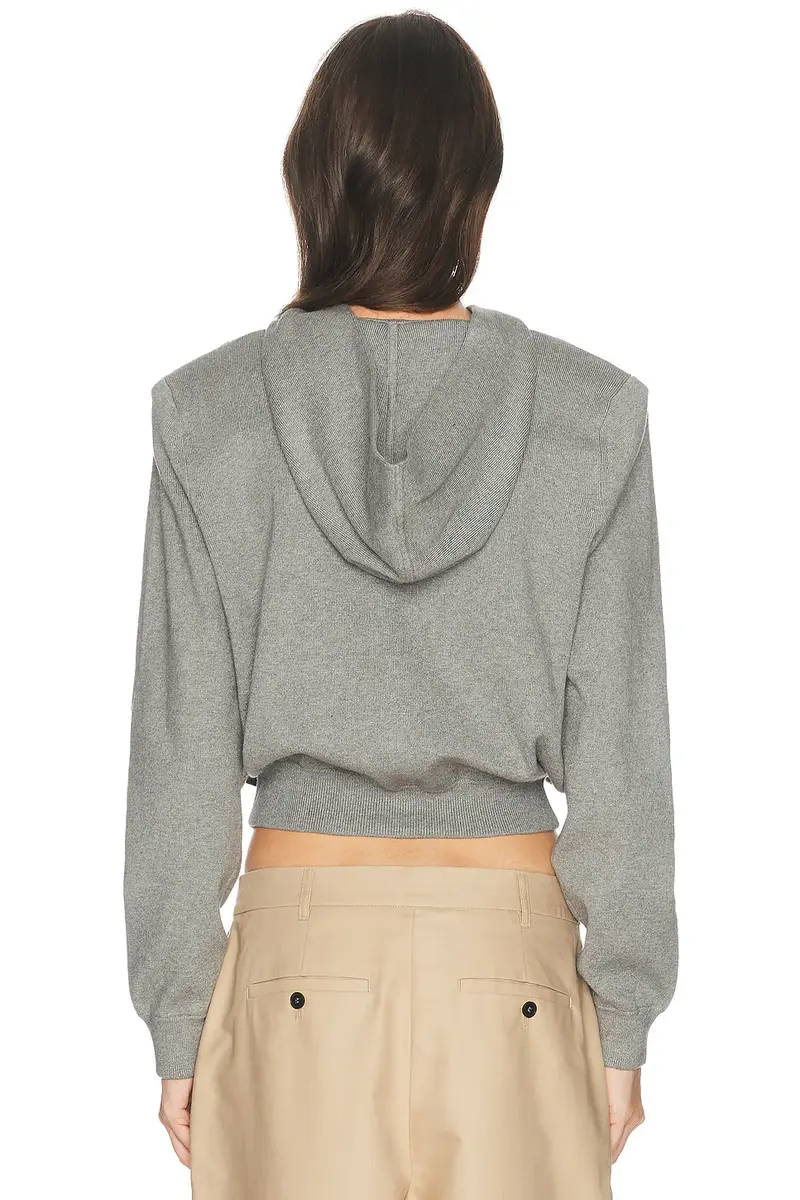 Helsa Keeghan Color Block Knit Zip Hoodie | Thumbnail 3 Helsa Keeghan Color Block Knit Zip Hoodie | Thumbnail 3