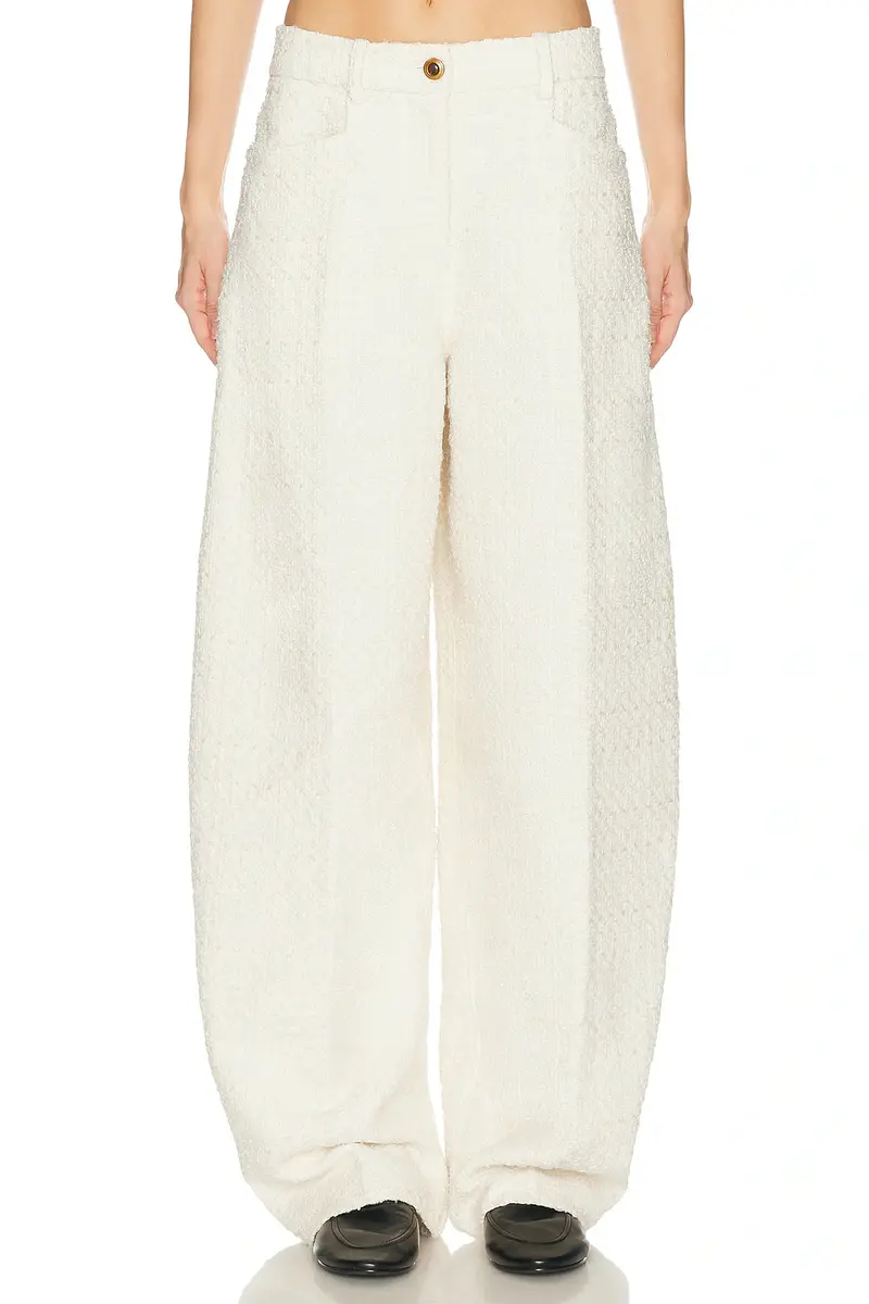 Helsa Tweed Barrel Pant | Thumbnail 2 Helsa Tweed Barrel Pant | Thumbnail 2