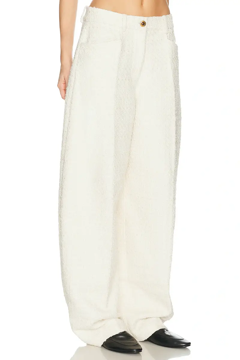 Helsa Tweed Barrel Pant | Thumbnail 3 Helsa Tweed Barrel Pant | Thumbnail 3