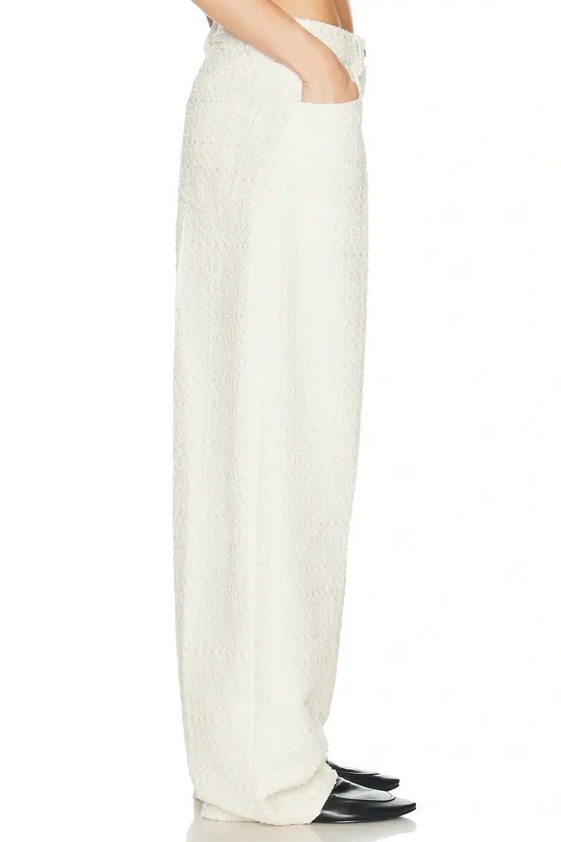 Helsa Tweed Barrel Pant | Thumbnail 4 Helsa Tweed Barrel Pant | Thumbnail 4