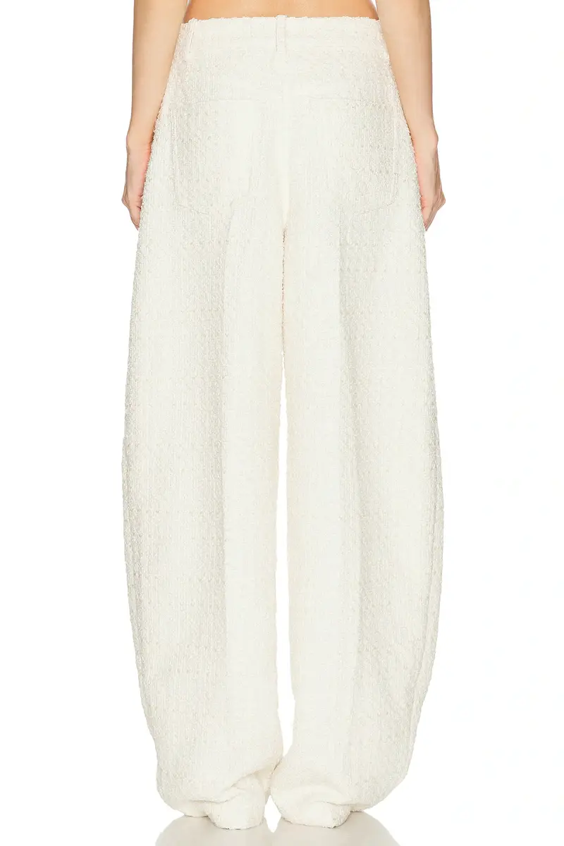 Helsa Tweed Barrel Pant | Thumbnail 5 Helsa Tweed Barrel Pant | Thumbnail 5