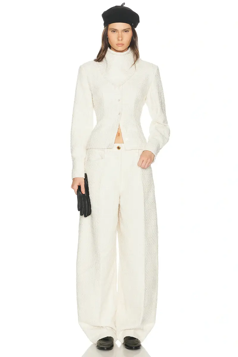 Helsa Tweed Barrel Pant | Thumbnail 6 Helsa Tweed Barrel Pant | Thumbnail 6