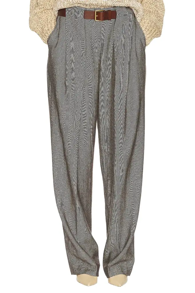 Italian Herringbone Tomboy Trouser Italian Herringbone Tomboy Trouser
