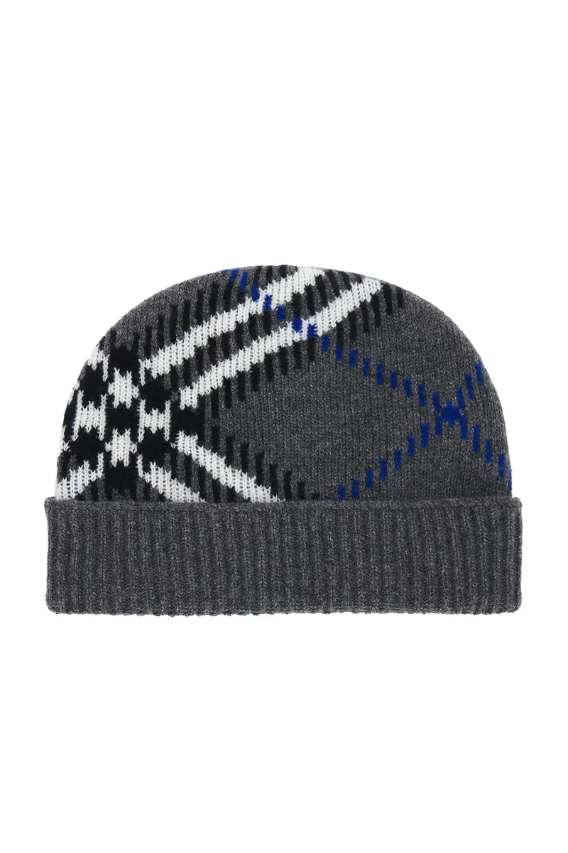 Burberry Core Check Beanie | Thumbnail 2 Burberry Core Check Beanie | Thumbnail 2