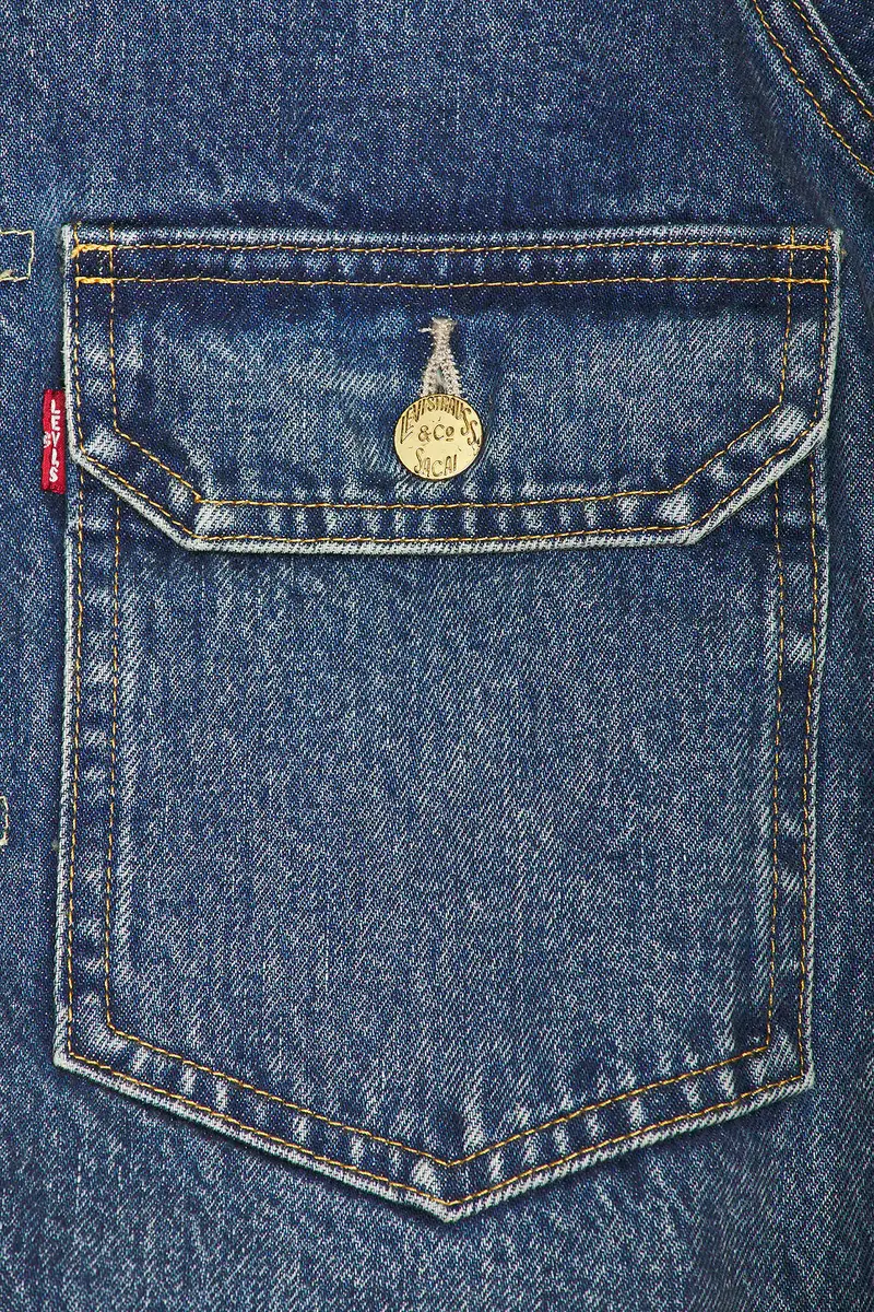 Sacai x Levi's Denim Collab Denim Bomber Jacket | Thumbnail 6