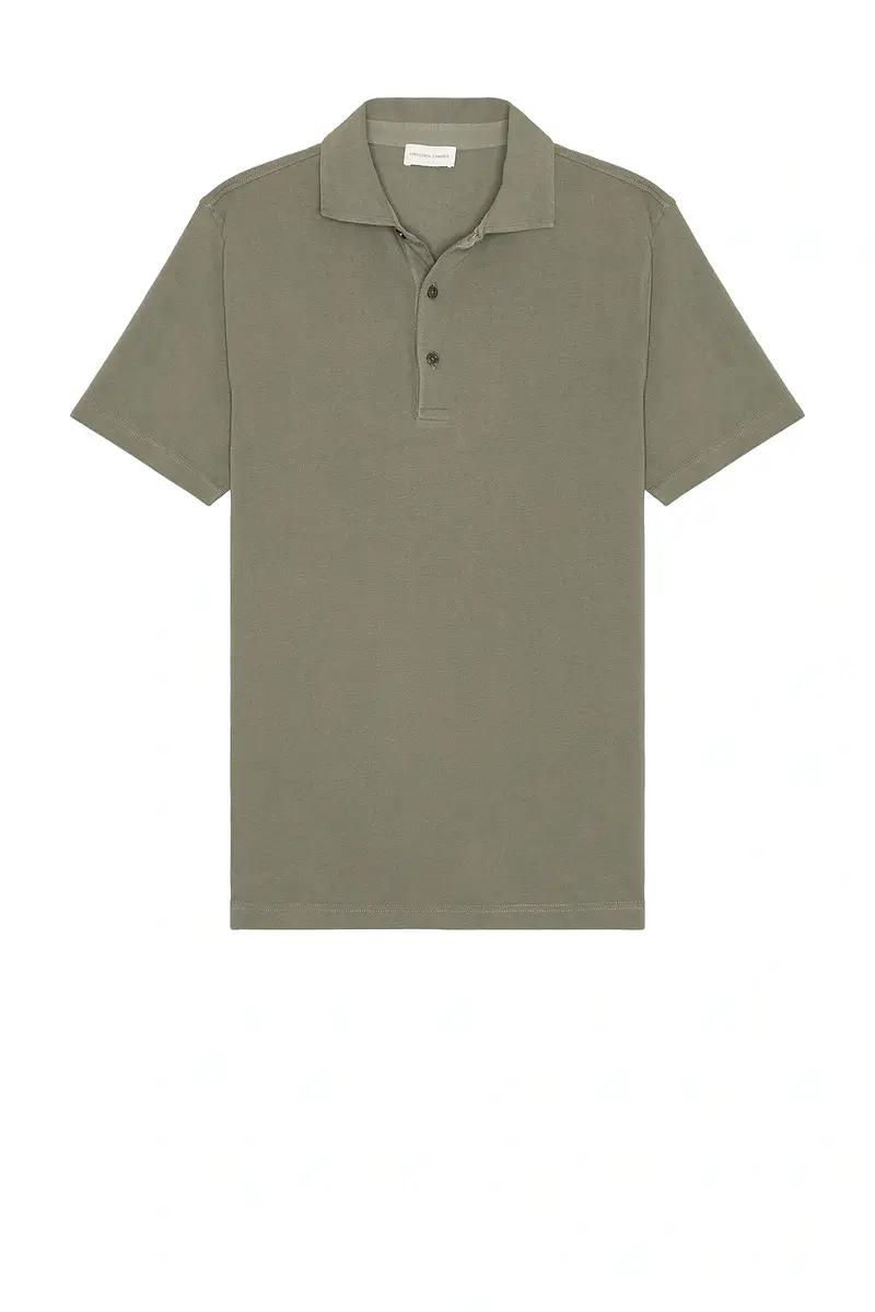 Frescobol Carioca Luca Cotton Piquet Polo Button Up Short Sleeve | Thumbnail 4 Frescobol Carioca Luca Cotton Piquet Polo Button Up Short Sleeve | Thumbnail 4