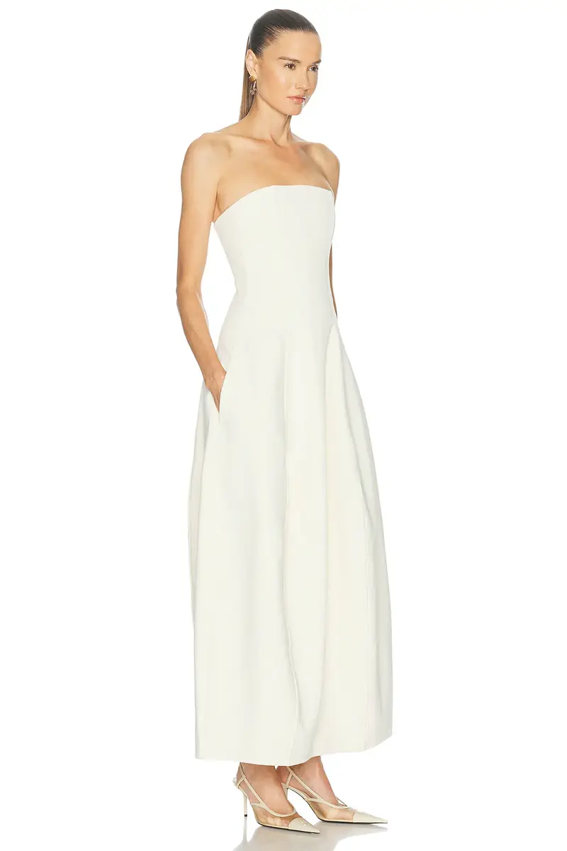 TOTEME Strapless Balloon Dress | Thumbnail 2 TOTEME Strapless Balloon Dress | Thumbnail 2