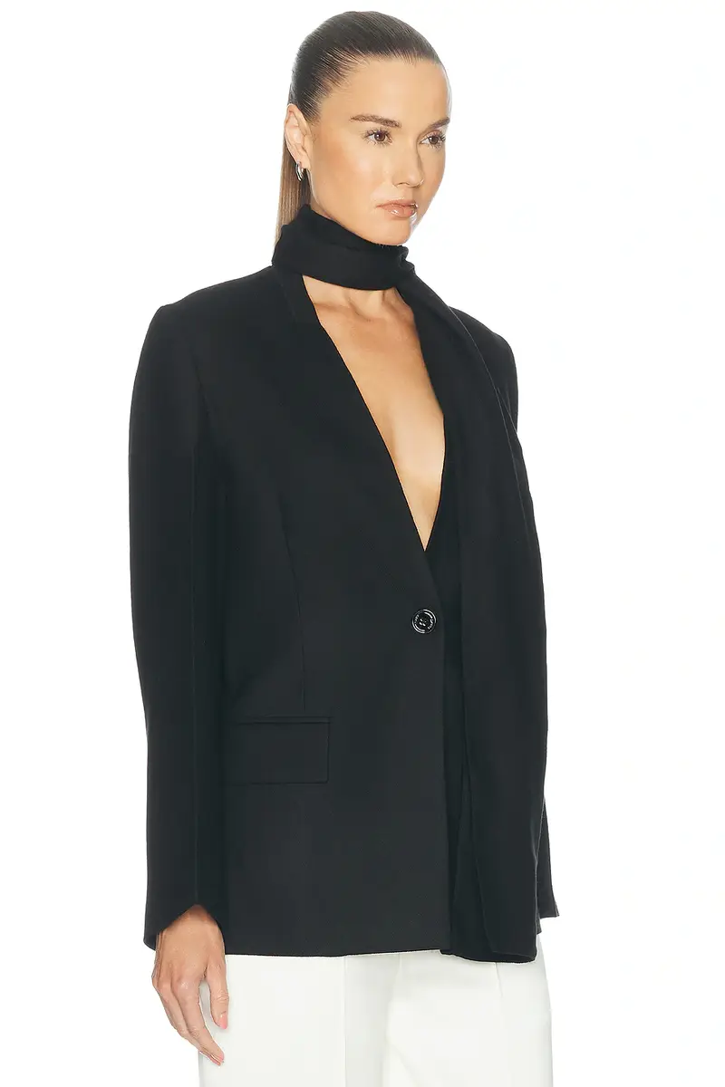 TOTEME Scarf Lapel Blazer | Thumbnail 2 TOTEME Scarf Lapel Blazer | Thumbnail 2