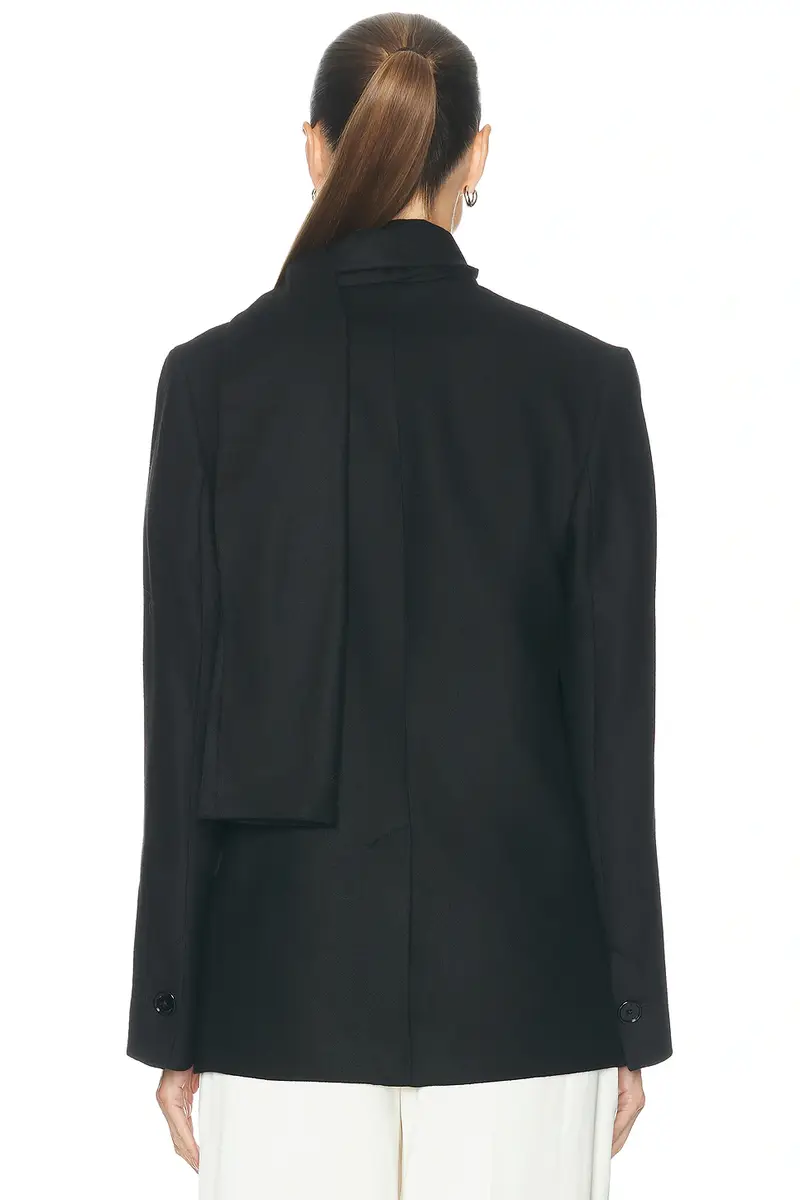 TOTEME Scarf Lapel Blazer | Thumbnail 4 TOTEME Scarf Lapel Blazer | Thumbnail 4