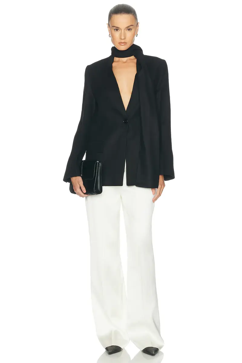 TOTEME Scarf Lapel Blazer | Thumbnail 5 TOTEME Scarf Lapel Blazer | Thumbnail 5
