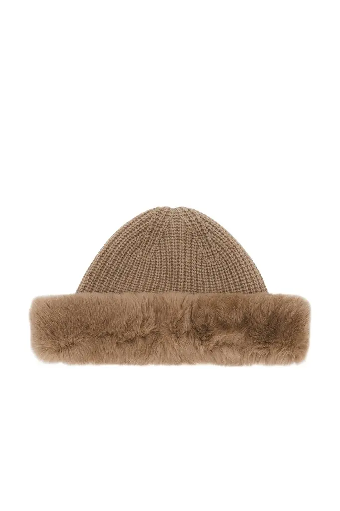 Rex Rabbit and Cashmere Bonnet Rex Rabbit and Cashmere Bonnet