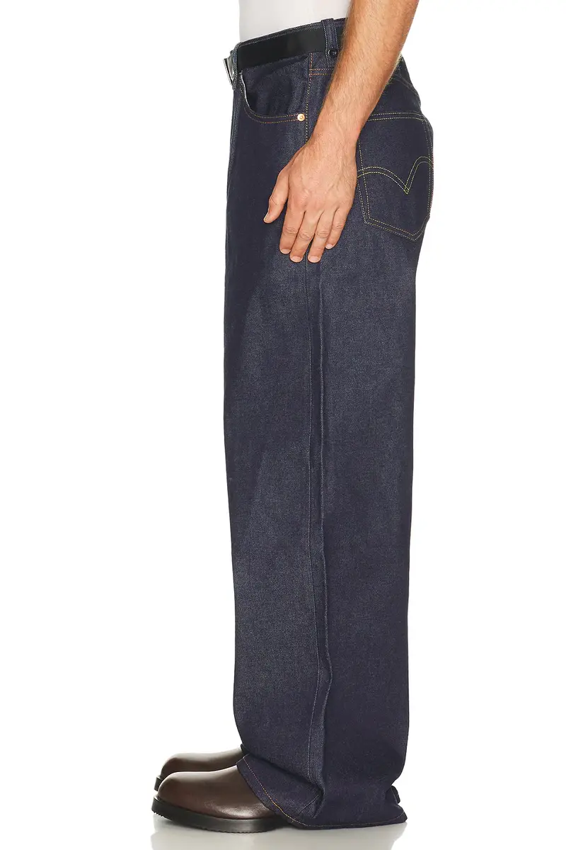 Sacai x Levi's Denim Collab Wide Jeans | Thumbnail 2 Sacai x Levi's Denim Collab Wide Jeans | Thumbnail 2