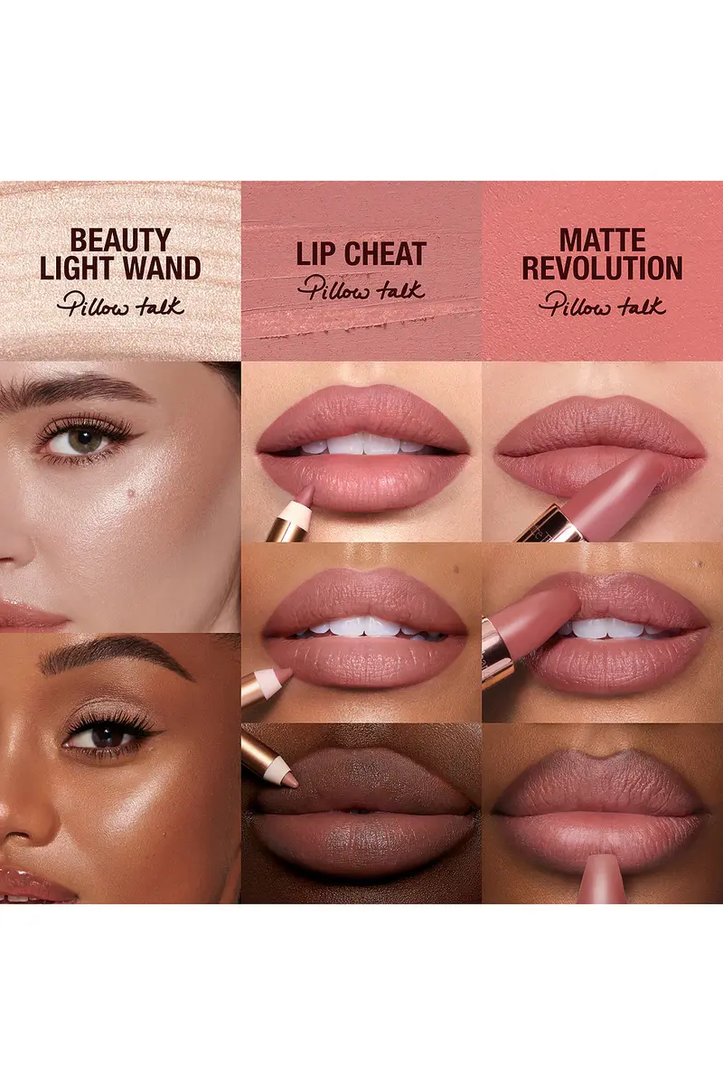 Charlotte Tilbury Pillow Talk Iconic Lip + Cheek Kit | Thumbnail 3
