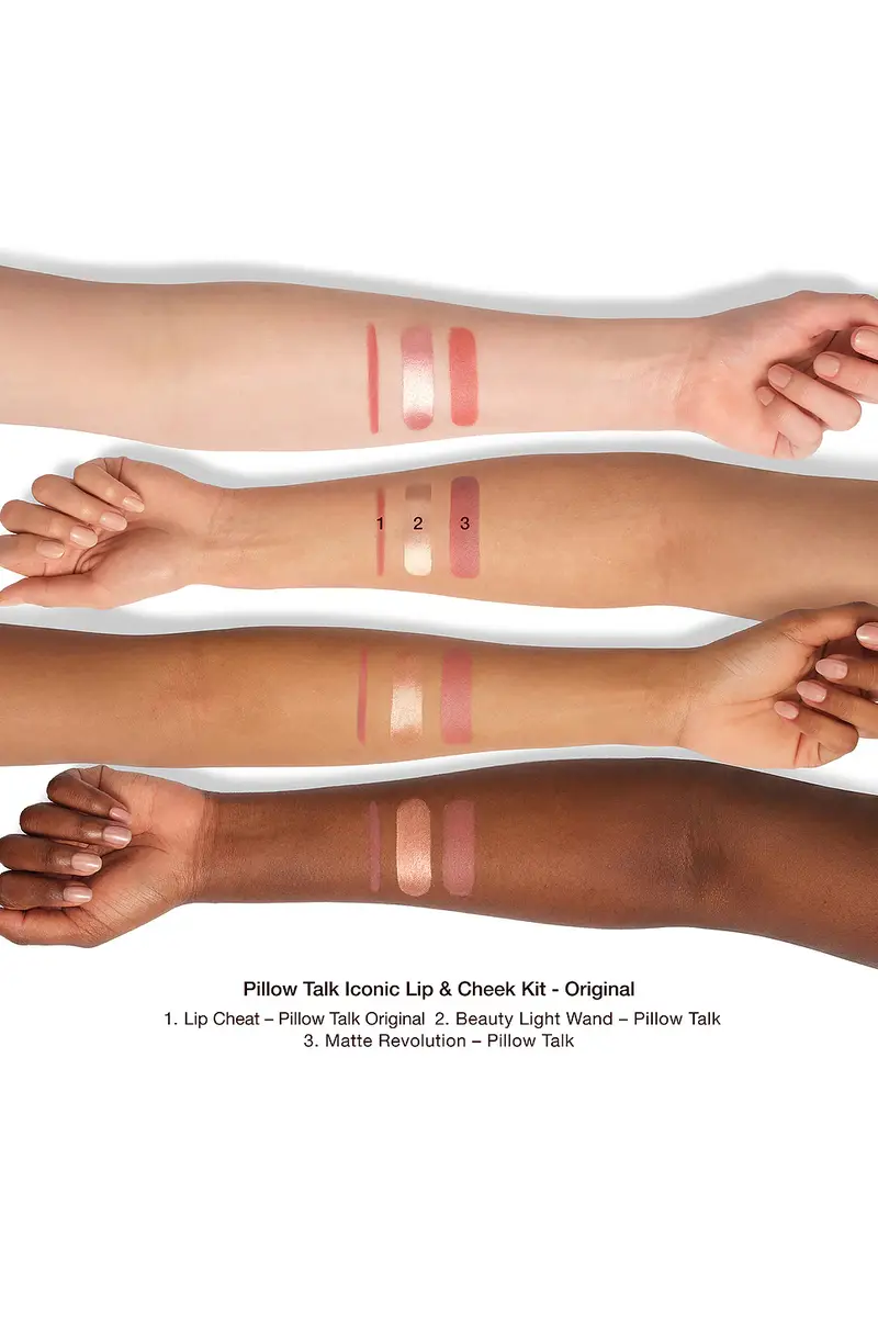Charlotte Tilbury Pillow Talk Iconic Lip + Cheek Kit | Thumbnail 4