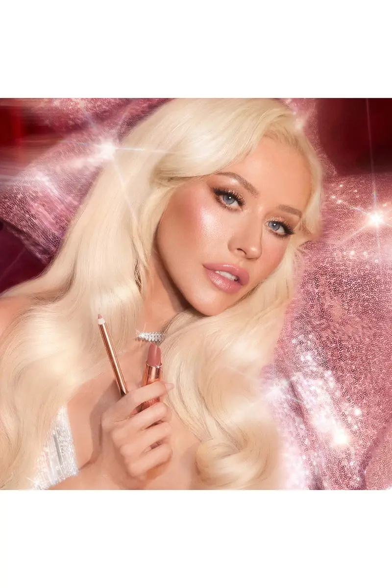 Charlotte Tilbury Pillow Talk Iconic Lip + Cheek Kit | Thumbnail 5