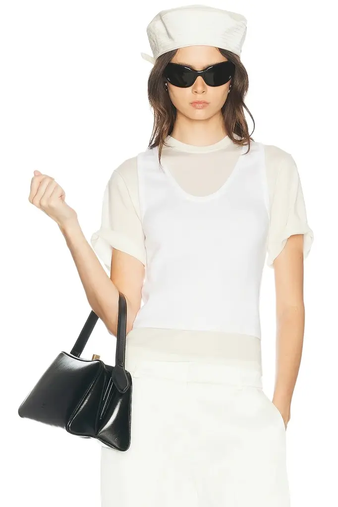 Pillar Layered Knit Tee Pillar Layered Knit Tee
