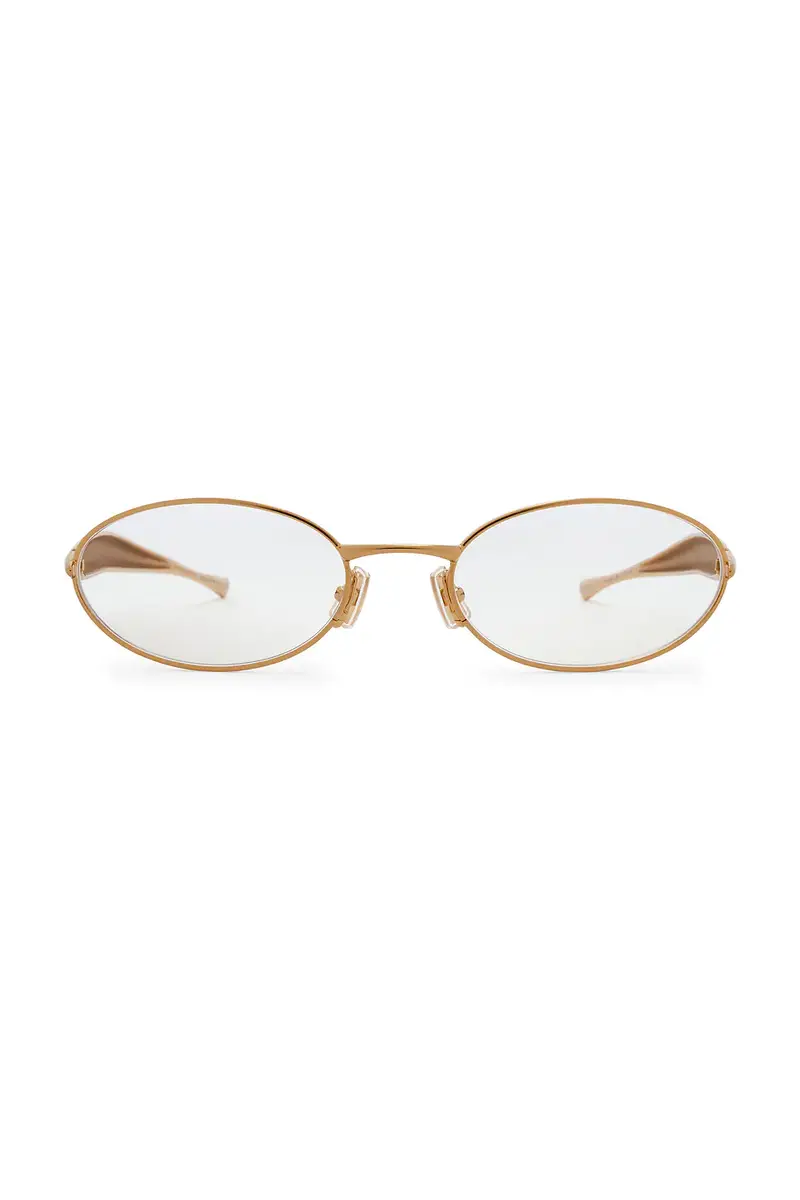 Bottega Veneta Sardine Oval Optical Glasses
