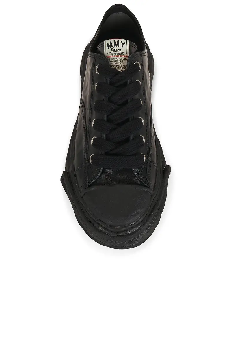 Maison MIHARA YASUHIRO Peterson23 Wrinkled Leather Lowtop Sneakers | Thumbnail 4 Maison MIHARA YASUHIRO Peterson23 Wrinkled Leather Lowtop Sneakers | Thumbnail 4