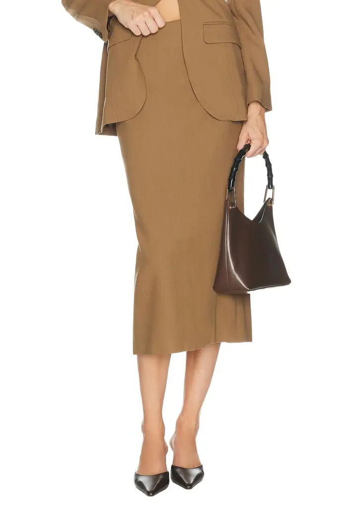 Wool Blend Pencil Skirt Wool Blend Pencil Skirt