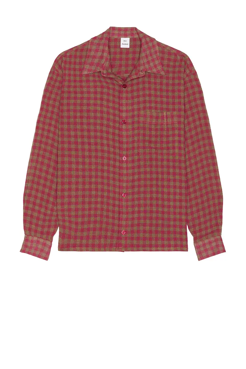 Won Hundred Mason Check Shirt | Thumbnail 4 Won Hundred Mason Check Shirt | Thumbnail 4