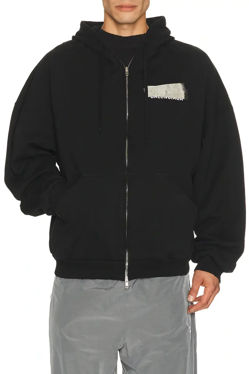 Balenciaga Large Zip Up Hoodie | Thumbnail 2 Balenciaga Large Zip Up Hoodie | Thumbnail 2
