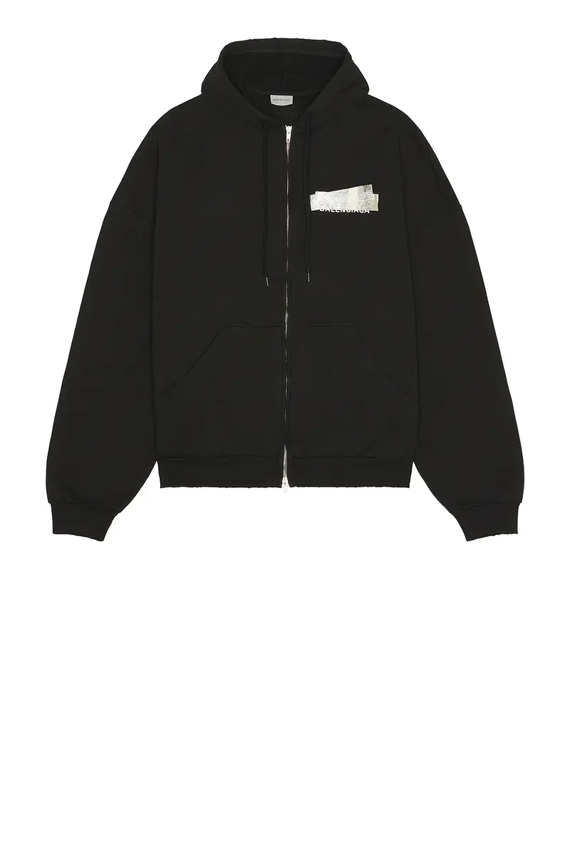 Balenciaga Large Zip Up Hoodie | Thumbnail 4 Balenciaga Large Zip Up Hoodie | Thumbnail 4