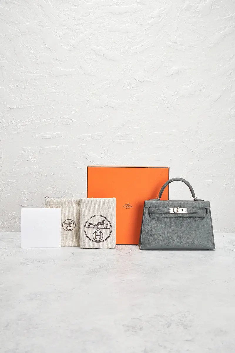 HERMÈS Hermes Epsom Kelly 20 Handbag | Thumbnail 7 HERMÈS Hermes Epsom Kelly 20 Handbag | Thumbnail 7