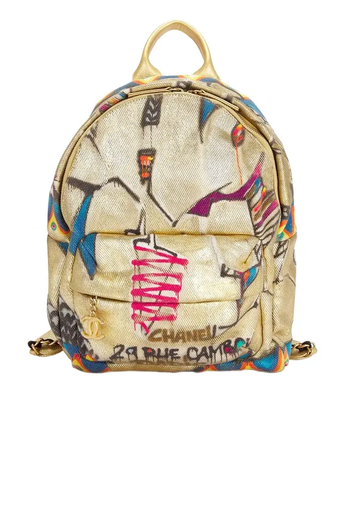 Chanel Graffiti Street Spirit Backpack Chanel Graffiti Street Spirit Backpack