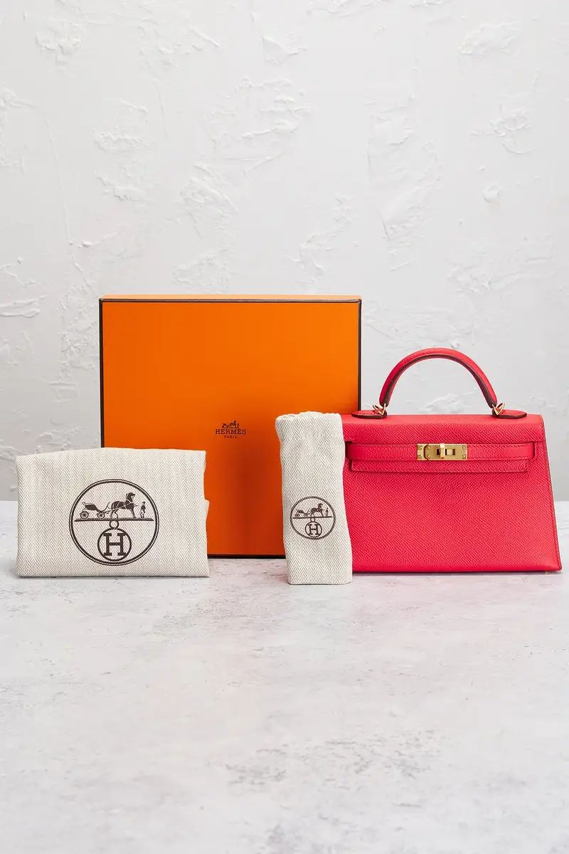 HERMÈS Hermes Epsom Kelly 20 Handbag | Thumbnail 8