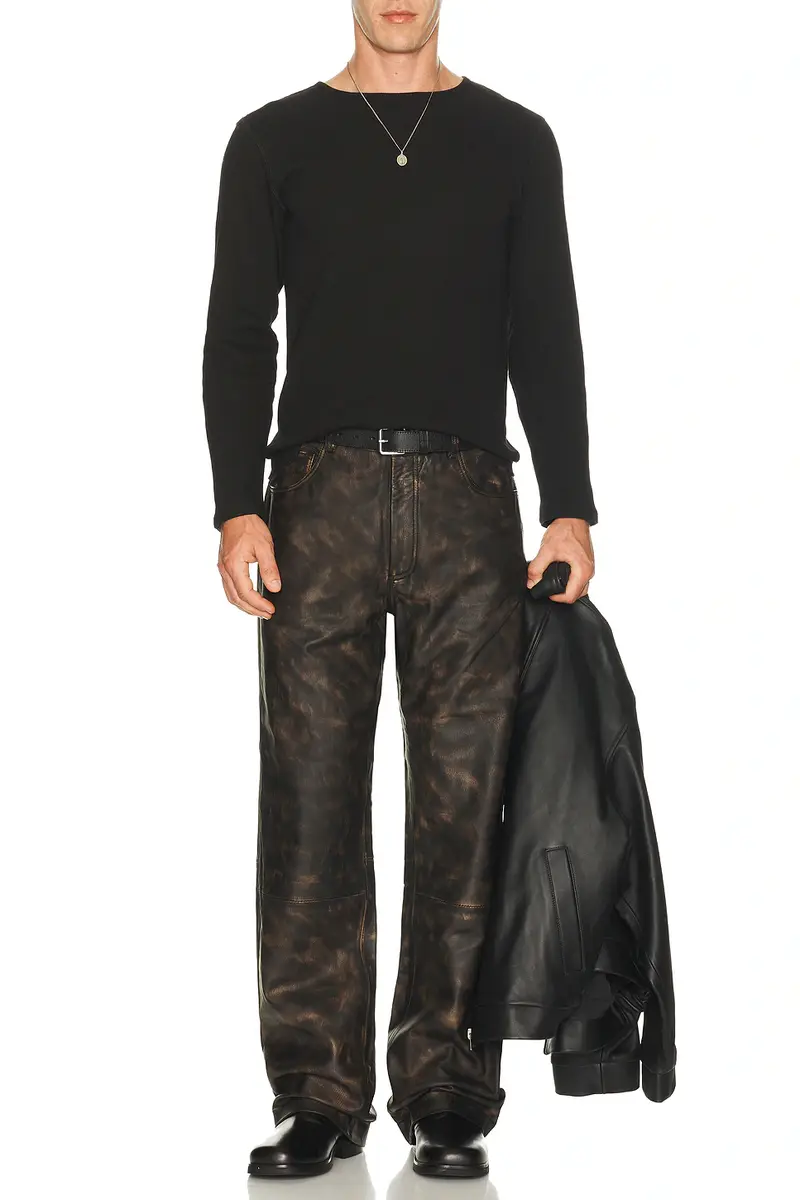 Won Hundred Genoa Leather Pants | Thumbnail 4 Won Hundred Genoa Leather Pants | Thumbnail 4
